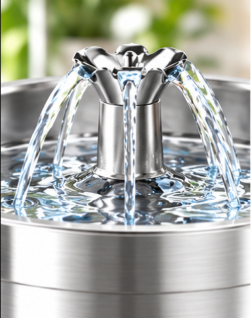 Stainless Steel Pet Fountain - Image 8